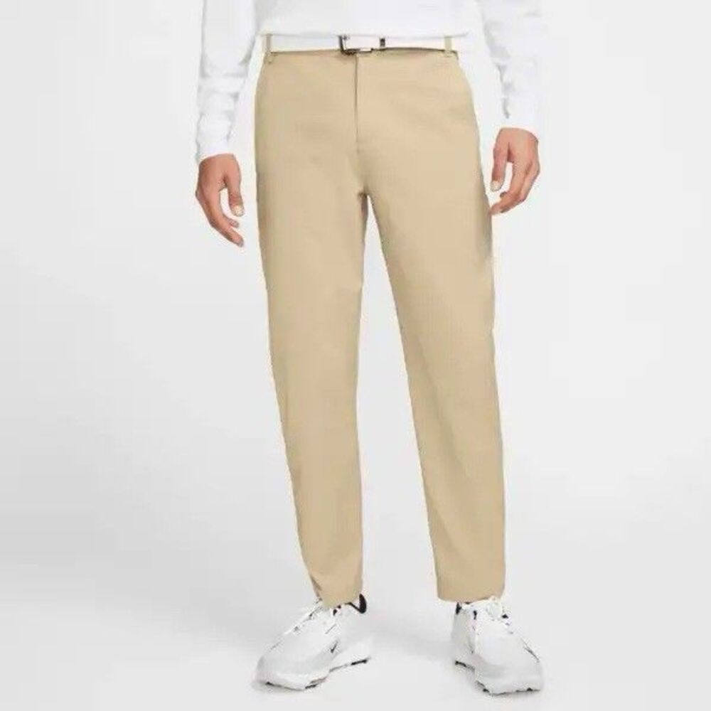 Nike Mens Dri-FIT Victory Golf Pants Khaki Beige Stretch Straight Leg 38x32